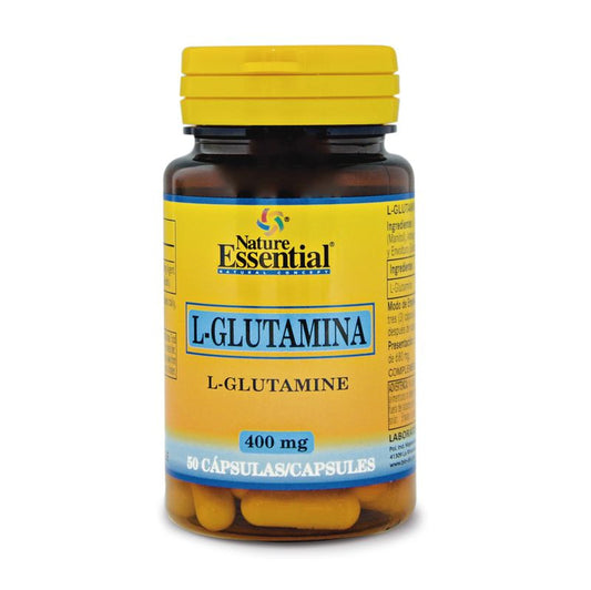 Nature Essential L-Glutamina , 50 cápsulas