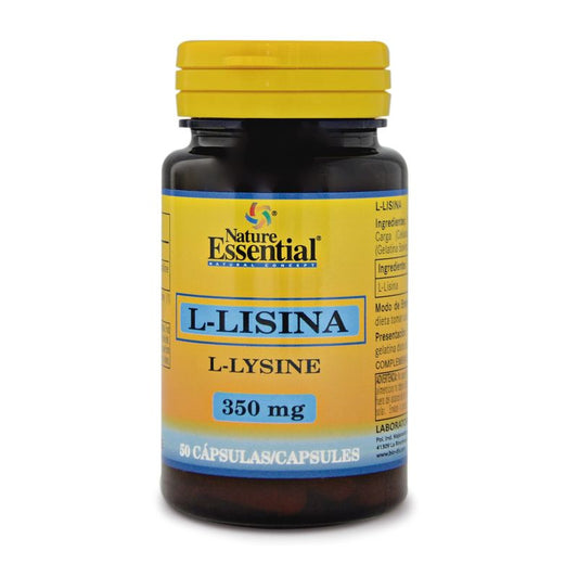 Nature Essential L-Lysina , 50 cápsulas
