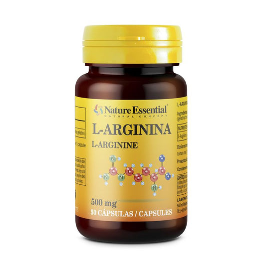 Nature Essential L-Arginina , 50 cápsulas