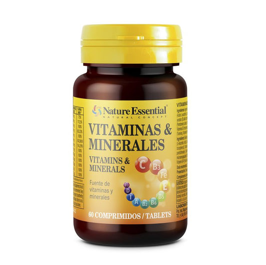 Nature Essential Vitaminas & Minerales , 60 comprimidos