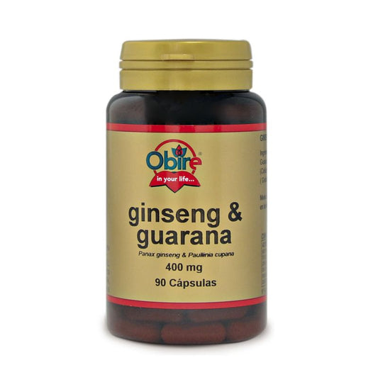 Obire Ginseng & Guarana , 90 cápsulas