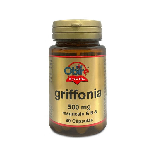 Obire Griffonia(5-Htp) + Magnesio + B-6 , 60 cápsulas