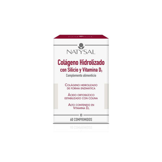 Natysal Colageno Con Silicio Vit D3 , 60 comprimidos   
