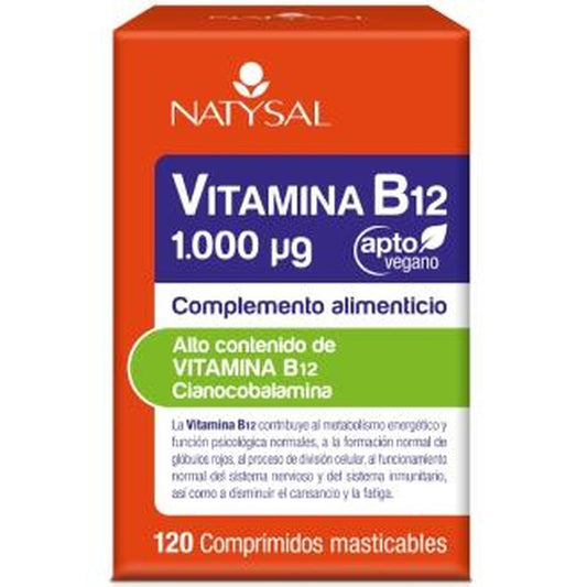 Natysal Vitamina B12 1000µg 120Comp. Mast.