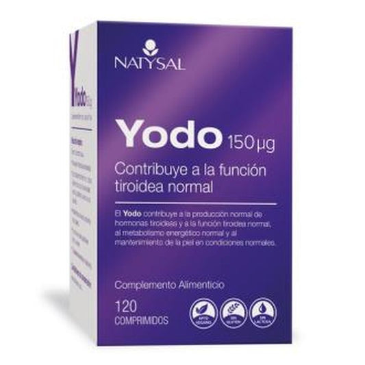 Natysal Yodo 150Mg 120Comp. Sg Vegan 