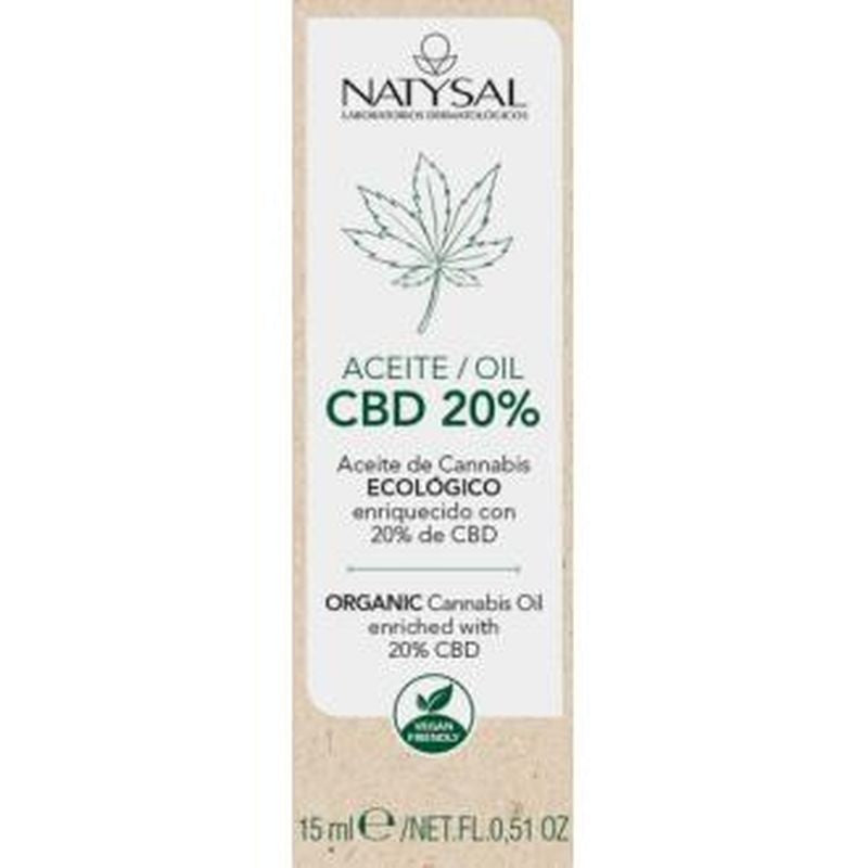 Natysal Aceite De Cannabis 20% Cbd 15Ml. Eco 