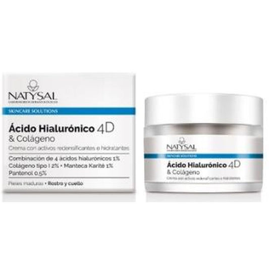 Natysal Acido Hialuronico 4D &Amp  Colageno Crema 50Ml. 