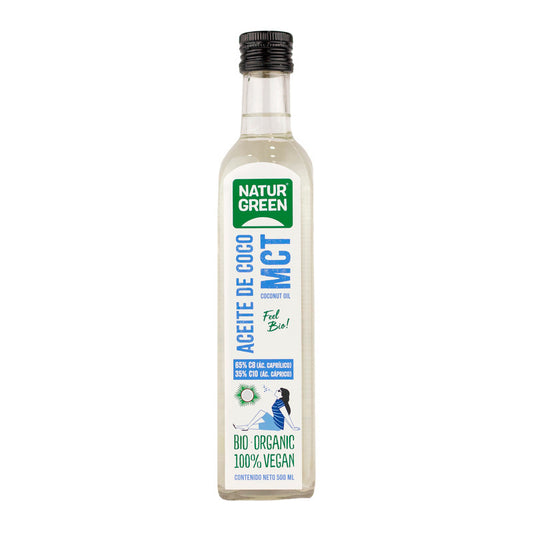 NaturGreen Aceite de Coco Mct Bio, 500 ml