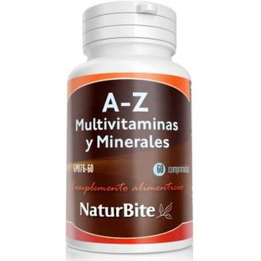 Naturbite A-Z Multivitaminas Y Minerales 60 Comprimidos
