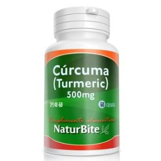 Naturbite Turmeric (Curcuma) 500Mg. 60 Cápsulas