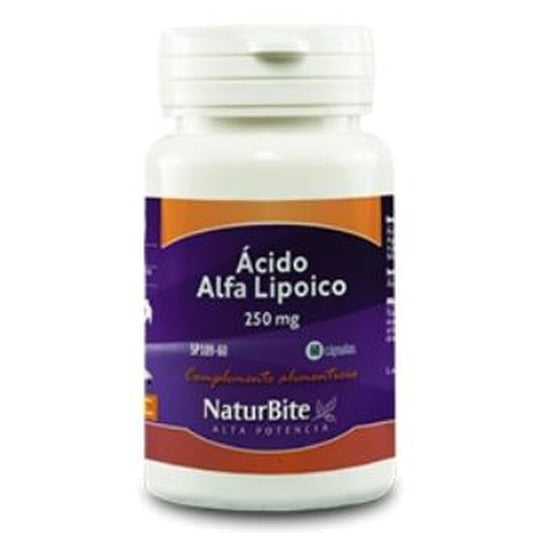 Naturbite Acido Alfa Lipoico 250Mg. 60 Cápsulas