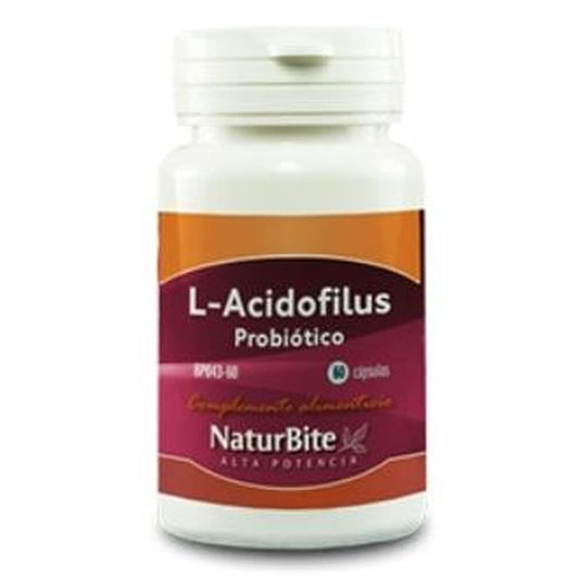 Naturbite L-Acidophilus 500Millones Cfu 60 Comprimidos