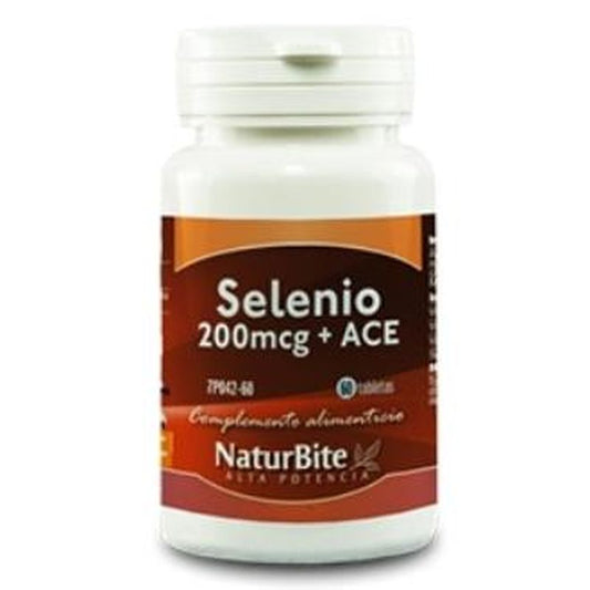 Naturbite Selenio 200Mcg + Ace 60 Comprimidos