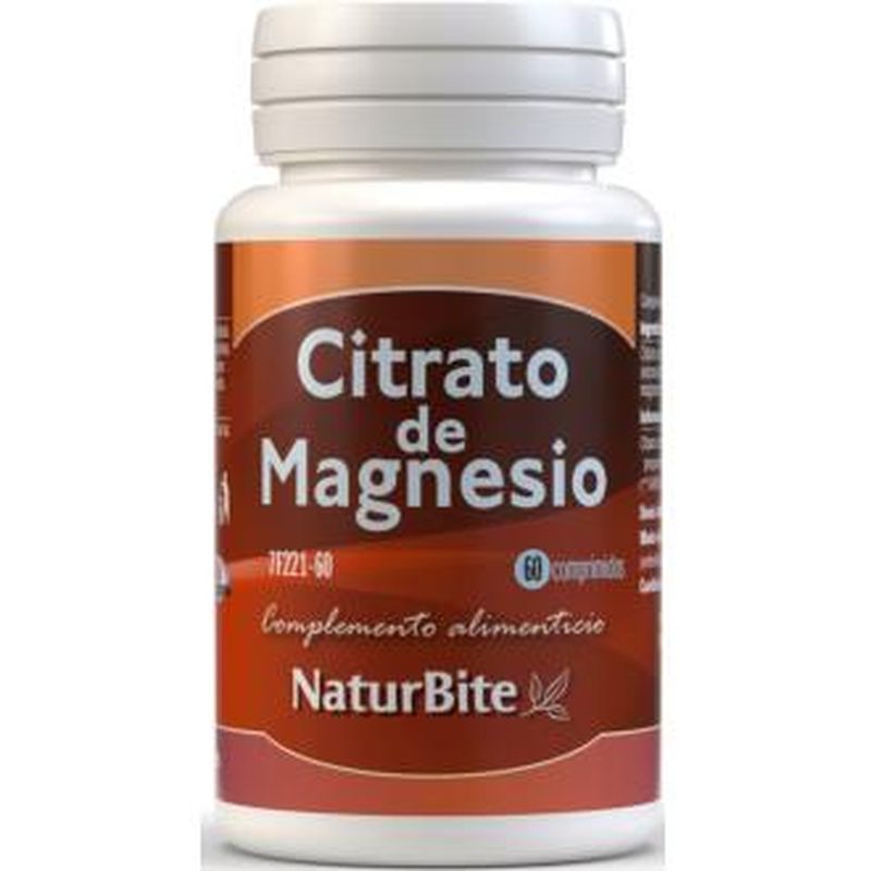 Naturbite Citrato De Magnesio 60 Comprimidos