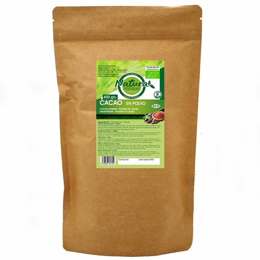 Natura Premium Cacao En Polvo Bio , 400 gr
