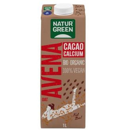 Naturgreen Bebida Vegetal De Avena Con Choco-Calcio 1Lt 6Uds. 