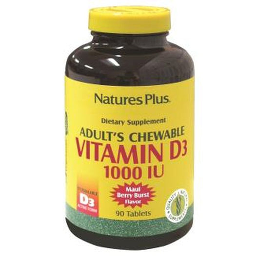 Natures Plus Vitamina D3 1000Iu 90Comp. Mast. 