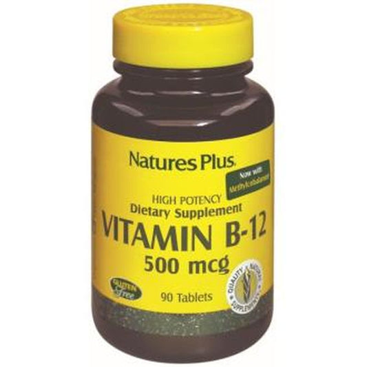 Natures Plus Vitamina B12 500Mcg. 90Comp. 