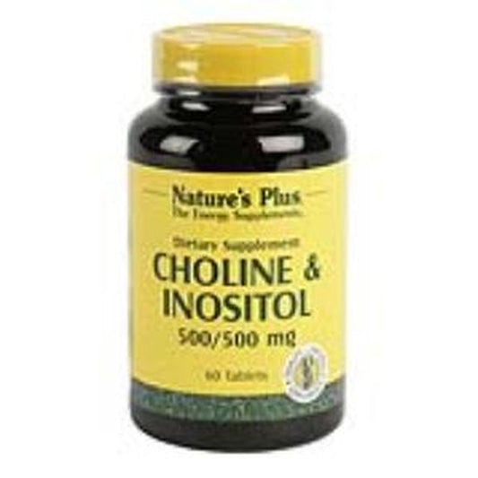 Natures Plus Colina + Inositol 500Mg. 60Comp. 