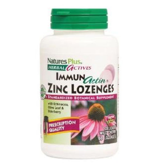 Natures Plus Immunactin Zinc Lozenges 60Comp. 