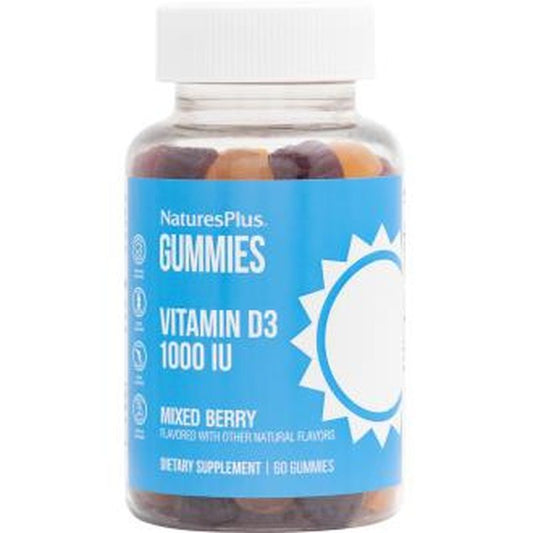 Natures Plus Gummies Vitamina D3 60Gummies. 