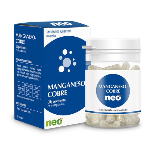 Neo Manganeso-Cobre, 50 cápsulas
