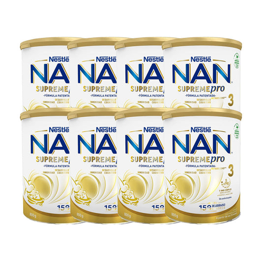 Pack 8 X Nestlé Nan Supreme Pro 3, 800 gr