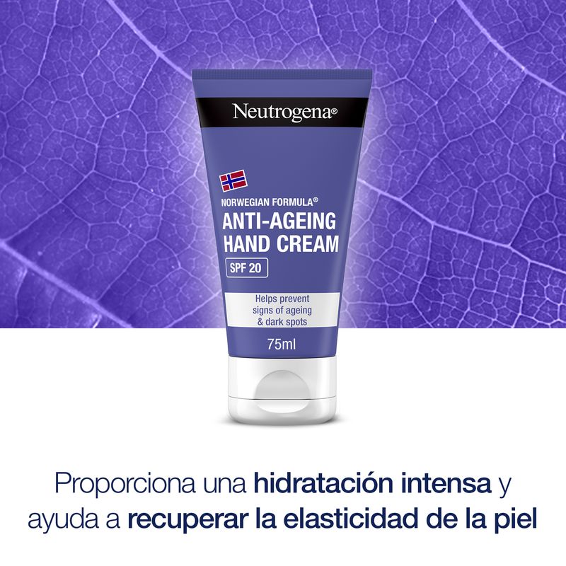 Neutrogena  Crema de Manos Antiedad Antimanchas SPF20,  2 x 75 ml