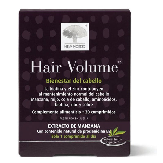 New Nordic Hair Volume Bienstar Del Cabello  , 30 comprimidos 
