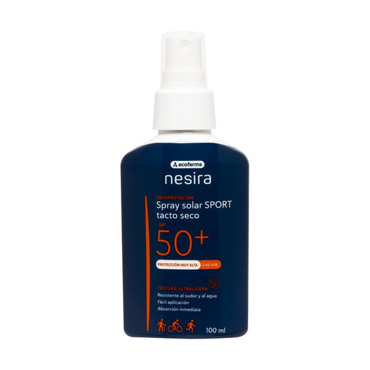 Nesira Spray Solar Sport Tacto Seco Spf50+ , 100 ml