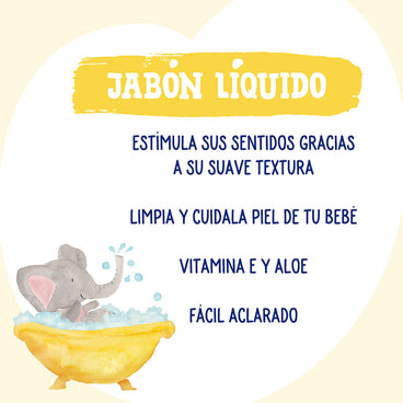 Nenuco Jabón Líquido Ultra Suave, Con Aloe Vera, Para Cuerpo Y Cabello, 650 ml