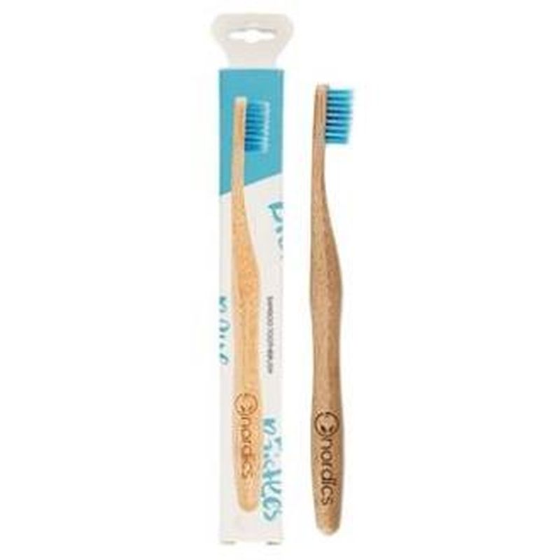 Nordics Oral Care Cepillo Dental Bambu - Azul 