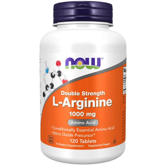 Now L-Arginina , 120 tabletas de 1000 mg