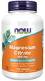Now Magnesio Citrato 200 Mg, 100 Tabletas      