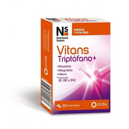 Ns Vitans Triptofano+ 30 Comprimidos