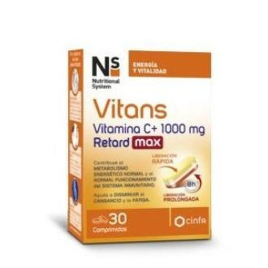 Ns Ns Vitans Vitamina C+ 1000 Ret Max 30 Comp 