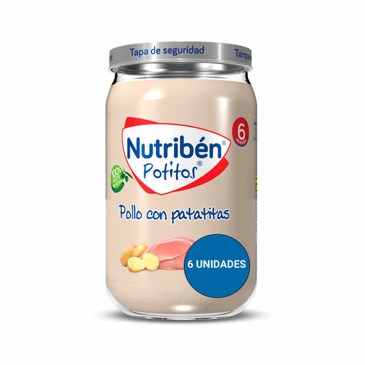 Nutriben Potito Pollo Con Patatitas 6x235 Gr