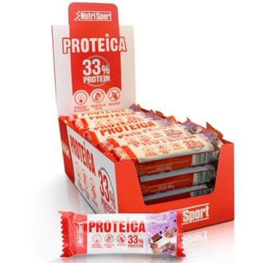 Nutrisport Barrita Proteica Doble Chocolate 24Uds. 