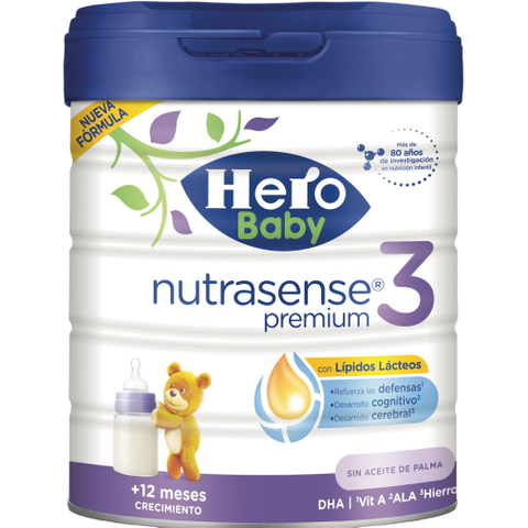 Hero Baby Nutrasense Premium Leche Infantil 3 , 800 gr