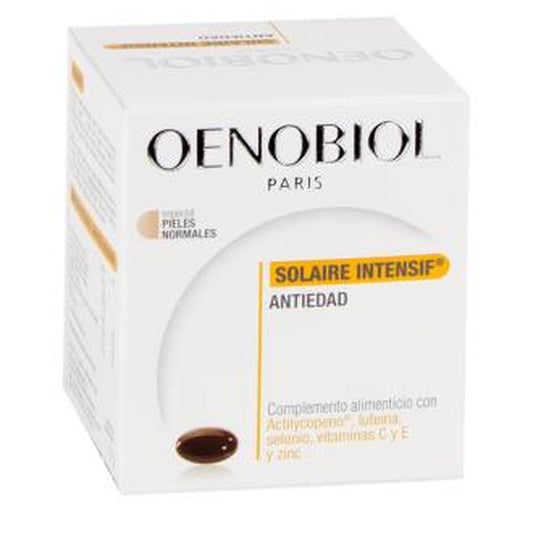 Oenobiol Solaire Intensif Antiedad 30 Cápsulas 