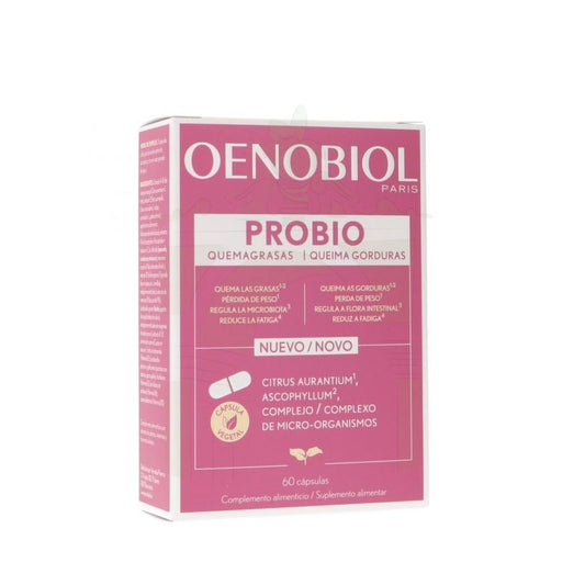 Oenobiol Probio Quema Grasas 60 Cápsulas 