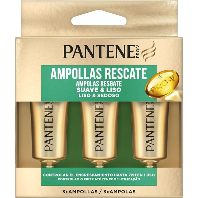 Pantene Ampollas Suave & Liso Srp 6Uds 6X3X15Ml