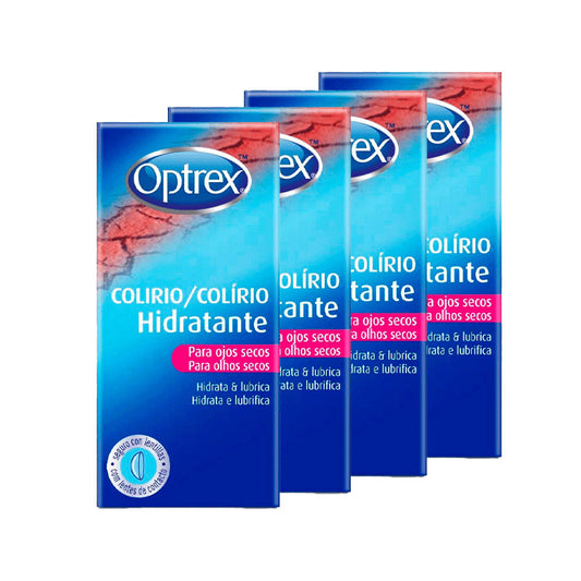 Optrex Colirio Hidratante Ojos Secos Pack 4x10 ml