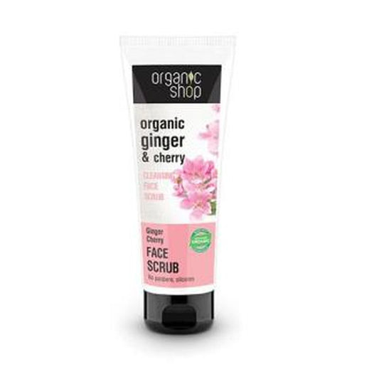Organic Shop Peeling Facial Limpiador Jengibre Y Cerezas 75Ml. 