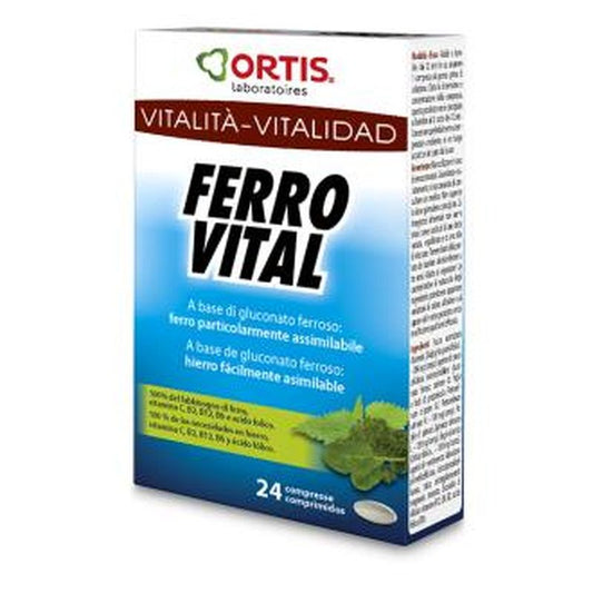 Ortis Ferro Vital 24 Comprimidos 