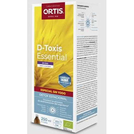 Ortis D-Toxis Essential Manzana Sin Yodo 250Ml. Bio 