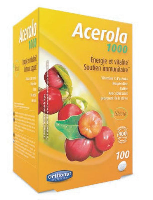 Orthonat Acerola 1000 Mg, 100 Comprimidos      