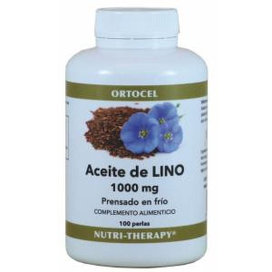 Ortocel Nutri-Therapy Aceite De Linaza (Semilla Lino) 1000Mg. 100  Perlas
