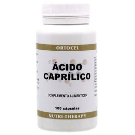 Ortocel Nutri-Therapy Acido Caprilico 600Mg. 100 Cápsulas