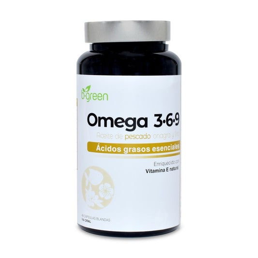 B'Green Omega 3-6-9, 48 cápsulas